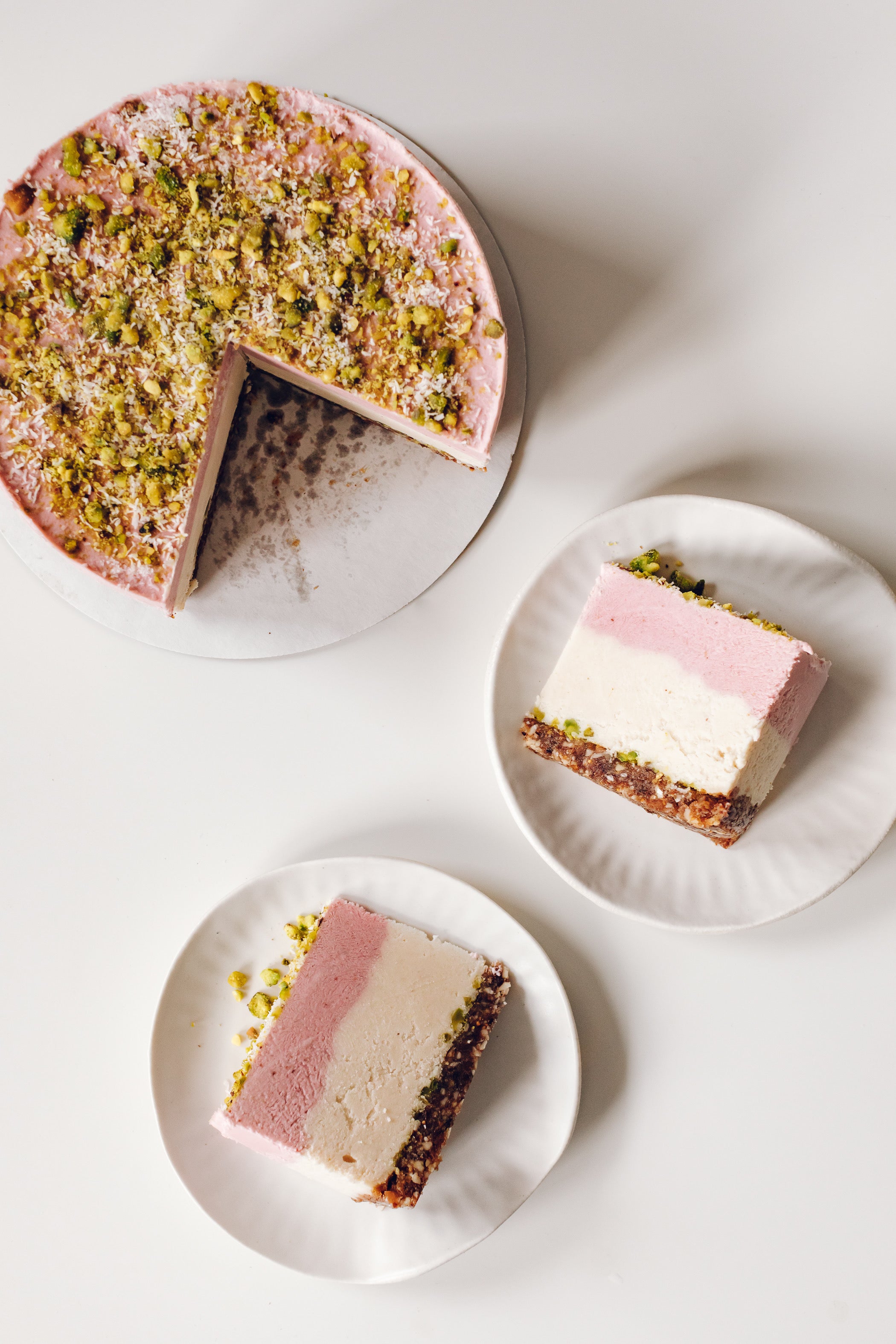 GAIL's Bakery - Pistachio, Lemon & Rose Cakes #cake #baking | Facebook